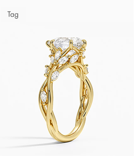 Marquise Cut with Side Diamond